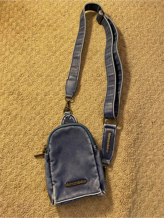 Montana West Handbags - Montana West Blue crossbody bag